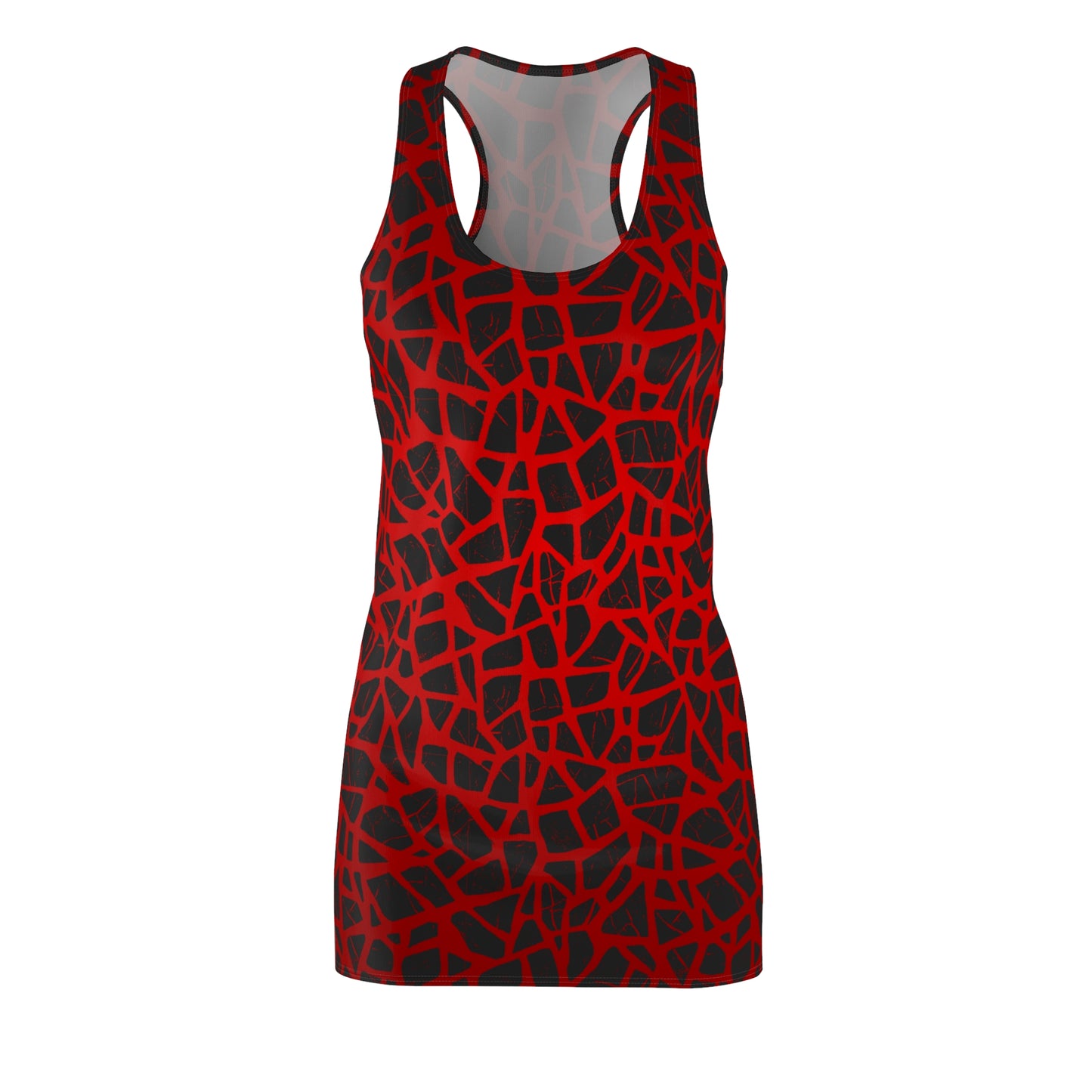 Racerback Damenkleid Sommer – Modernes Muster, bequem & stylisch