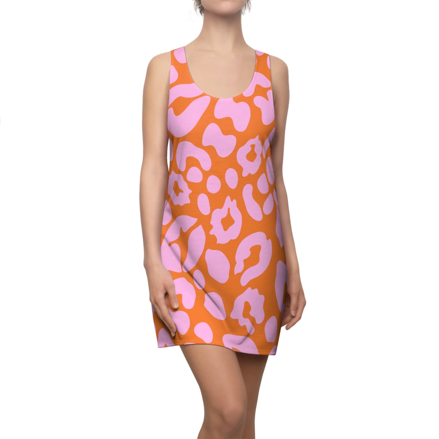 Pink Leopard Racerback Kleid – Trendiges Sommerkleid