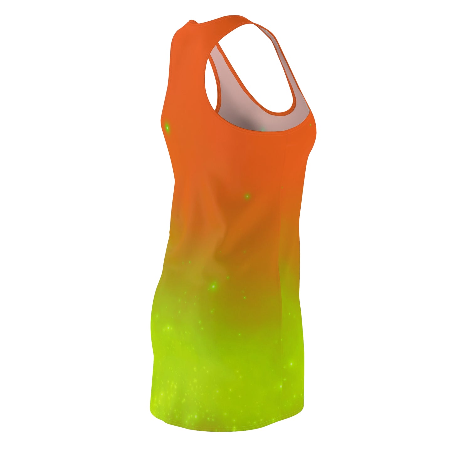 Racerback Kleid mit Orange-Grün Farbverlauf – leicht & sommerlich