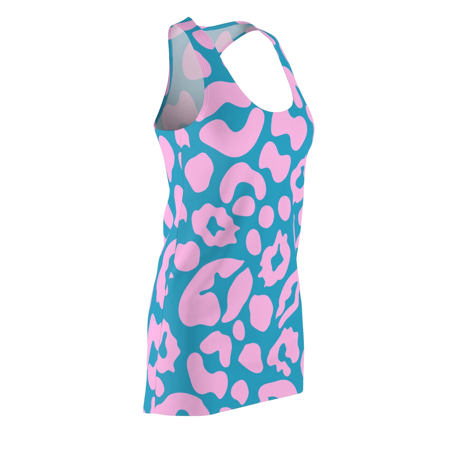 Pink Leopard Racerback Kleid – Trendiges Sommerkleid