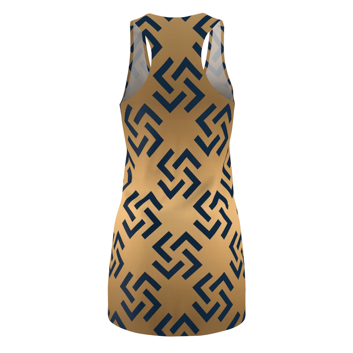 Geometric Pattern Racerback | Modernes Retro Muster Kleid